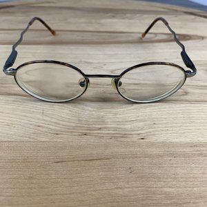 Vintage Glasses Wavy Temple Arms FRAMES ONLY  w/Giorgio Armani Case READ